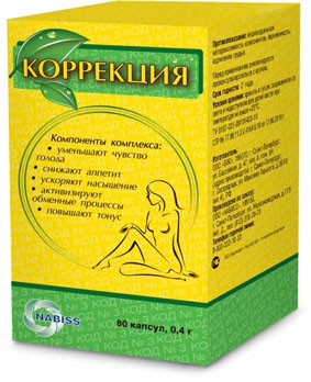 КОРРЕКЦИЯ КАПС. 0,4Г №80 (БАД) - Краснодар